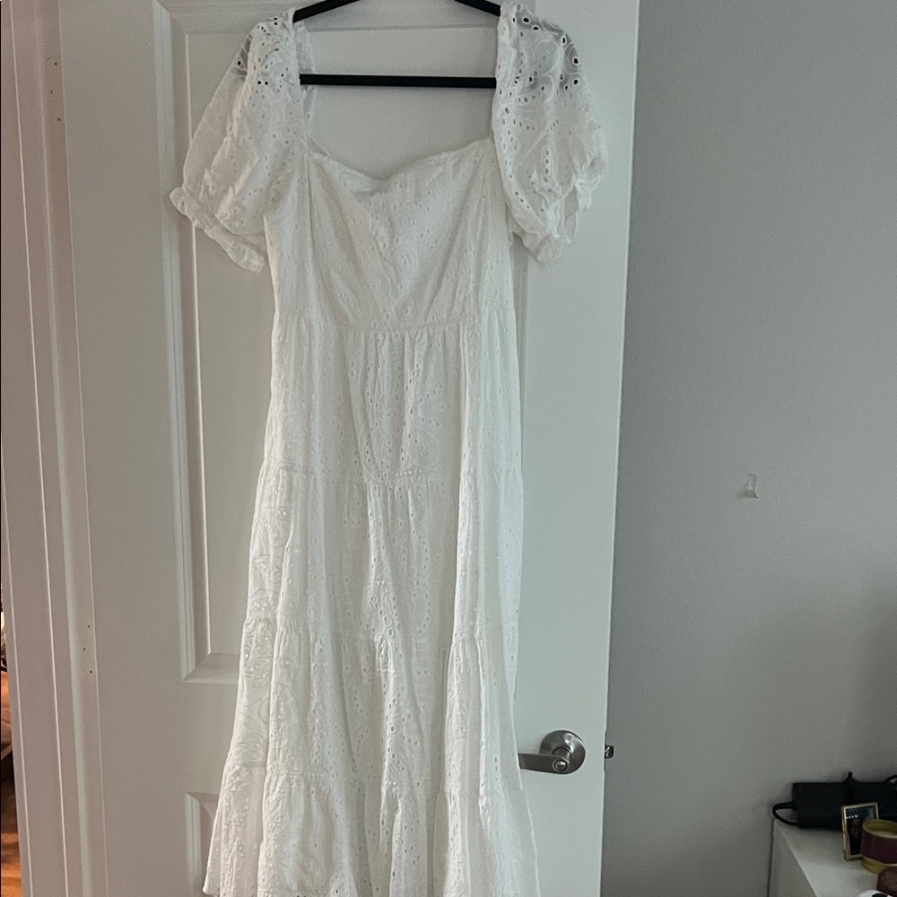 Francesscas White Eyelet Dress